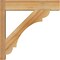 Ekena Millwork Olympic Block Rough Sawn Outlooker, Western Red Cedar, 6"W x 24"D x 24"H OUT06X24X24OLY05RWR - alternate 3